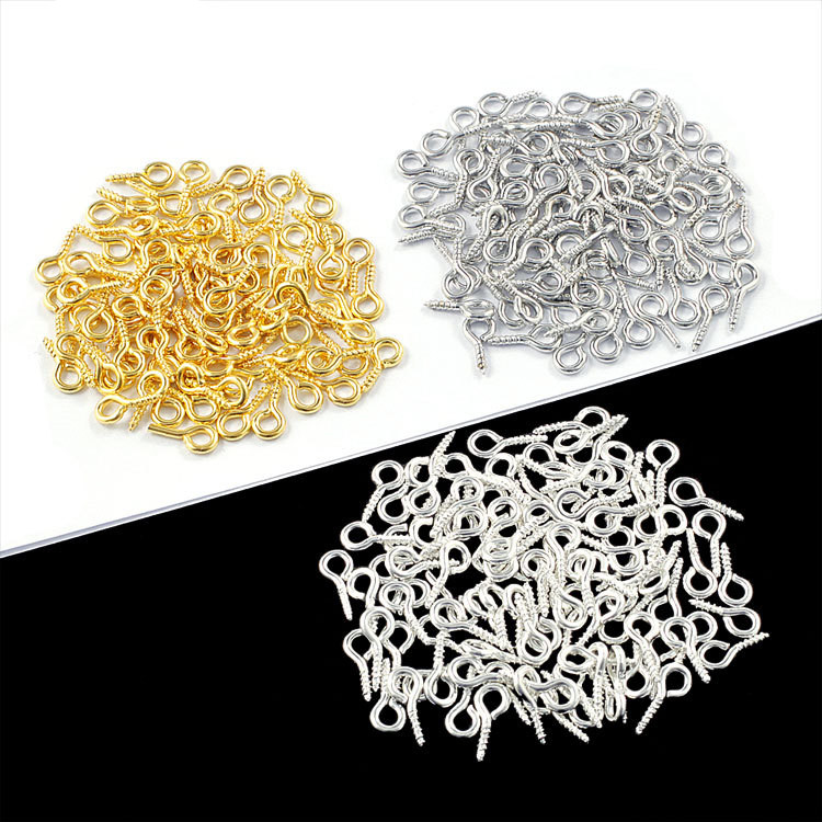 9-shaped Nail Small Sheep's Eye Nail Hook Screw Staple Screw Hand DIY Accessories