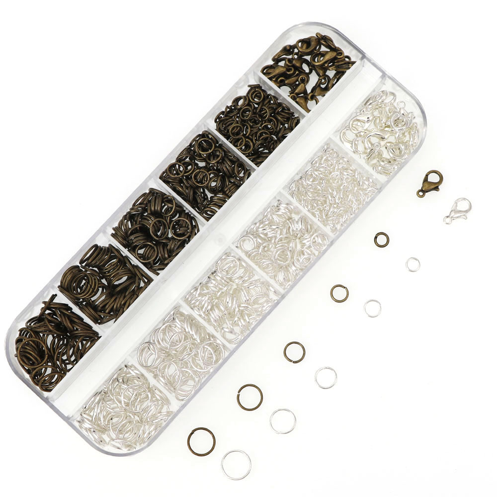DIY Jewelry Accessories Handmade Earrings Single Ring Earrings Bracelet Chain Drill Chain Material Package