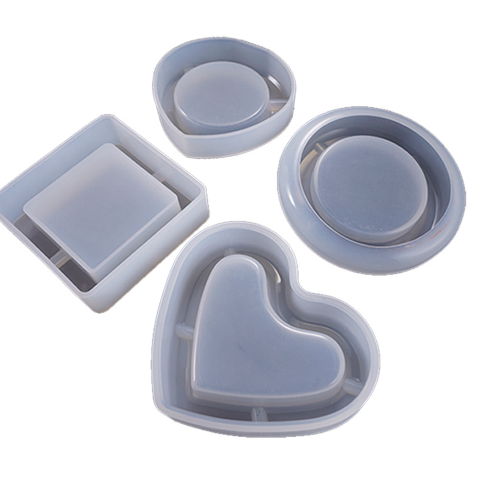 Crystal Drop Glue Mirror Silicone Mold Cake Mold Hand DIY Jewelry Grinding Tool for Ashtray ashtray mold01