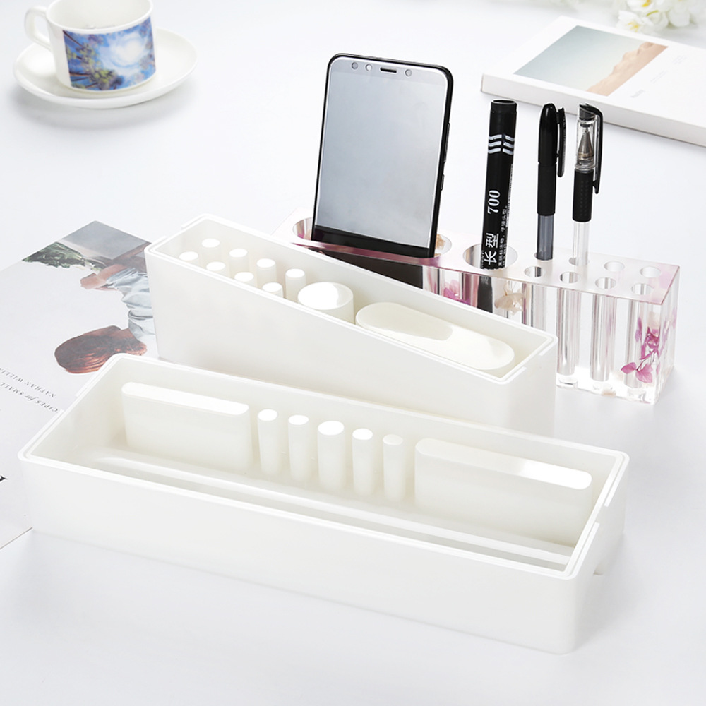 Crystal Drop Glue, DIY Hand-made Dry Flower Pen Holder, Mobile Phone Rack, and Silicone Mold BC001
