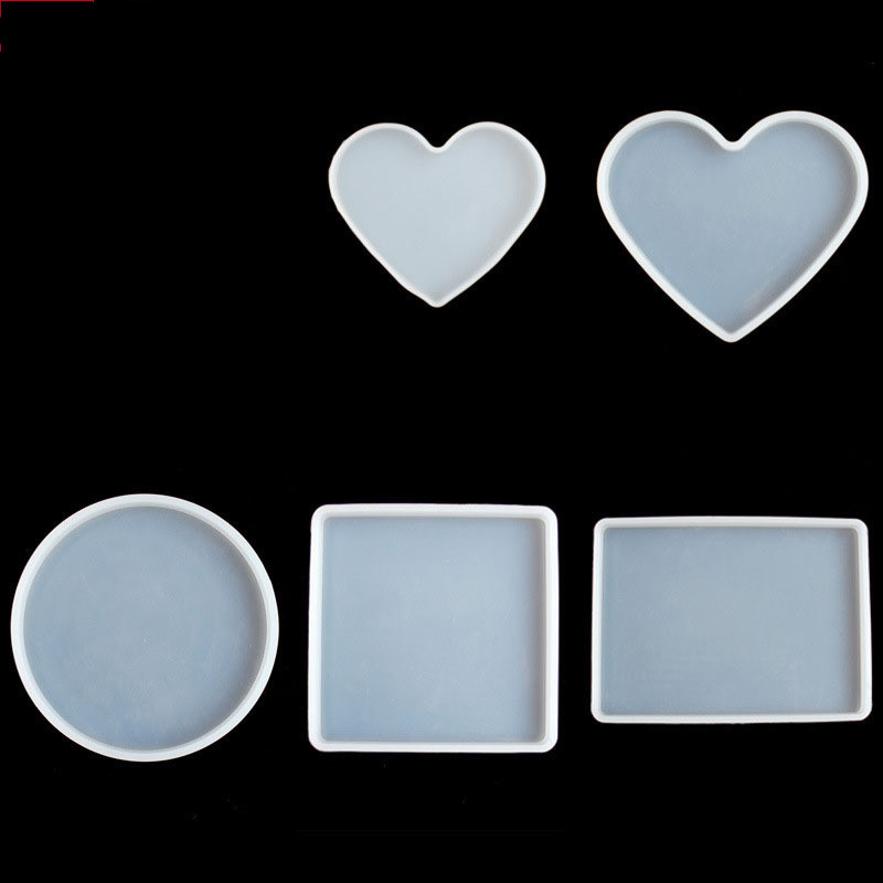 Hand Made Silica Gel Mold Cloud Heart Shape Ellipse Long Square Mold