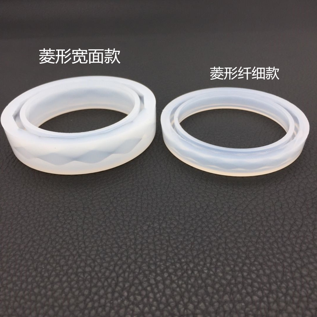 Crystal Drop Gel Diamond Face Bracelet Silicone Mold DIY Handmade Jewelry Diamond Face Bracelet Model