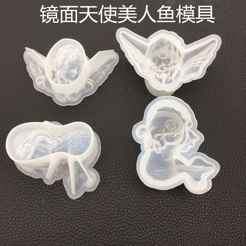 DIY Crystal Drop Mold Tianmermaid Makes Hand-made Mirror Silicon Gypsum Pendant Swing Table