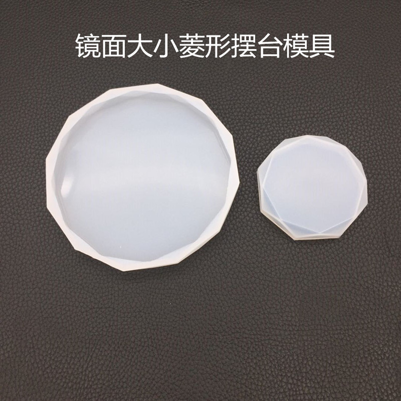 DIY Crystal Drop Gel Diamond Table Mold Silica Gel Aromatherapy Expanding Stone Mirror Hand Decoration Pendants