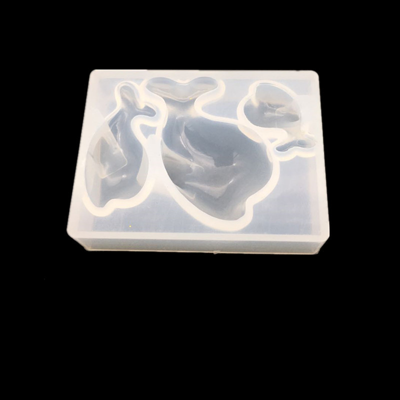 Mirror Glue Mould Ocean Breeze Lovely Dolphin Glue Mould Crystal Drop Glue Handmade Ornament Soft Pottery