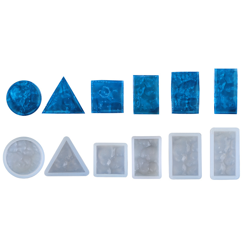 DIY Crystal Glue Drop Mold Water Pattern Mold Silicon Glue Ripple DIY Mirror Smooth Surface Crystal Drop Glue in Stock