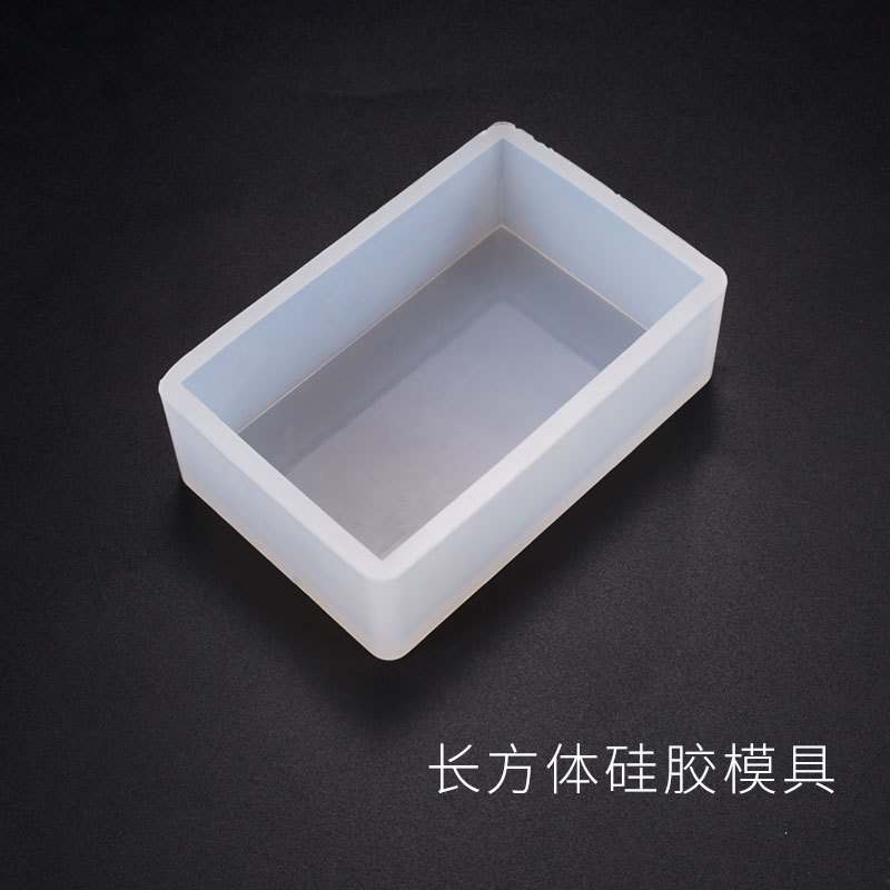 DIY Crystal Glue Drop Mould Cuboid Mould Swing Table Mould Pendulum Piece Rectangular Silica Gel Mould