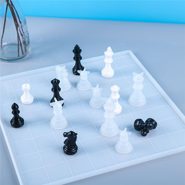 Diy Gue Mould Stereo Chess Silicon Mould Mirror Resin