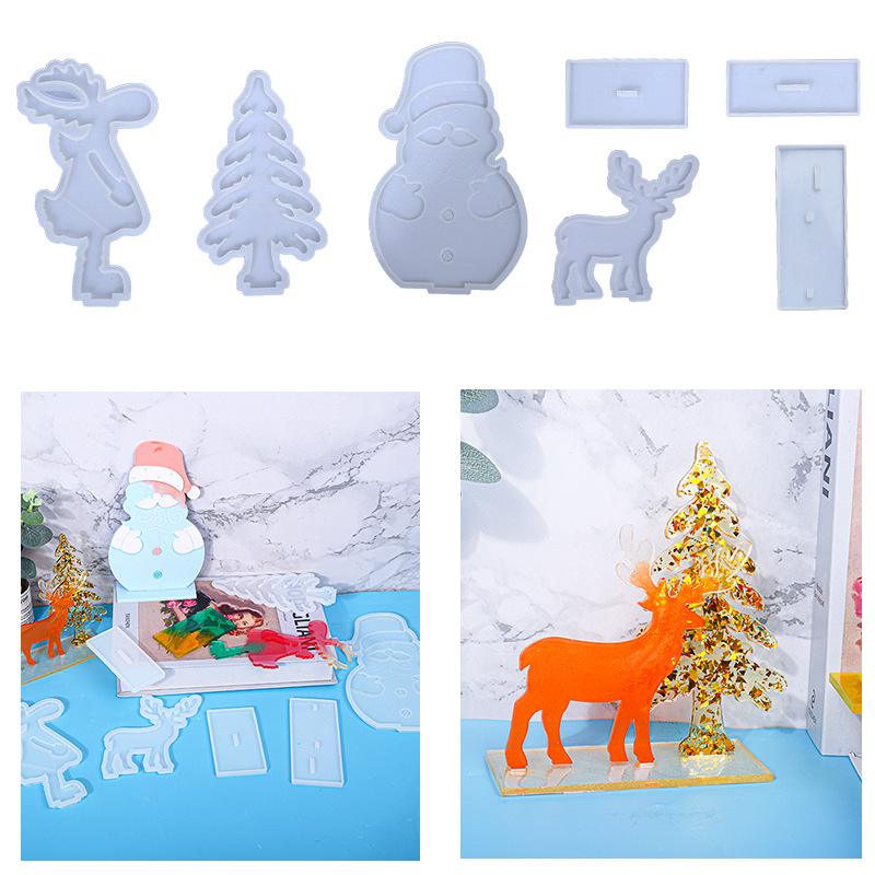 Epoxy Mold Christmas Decoration Silicone Mold Halloween Amazon Hot Selling Jewelry Wholesale Table