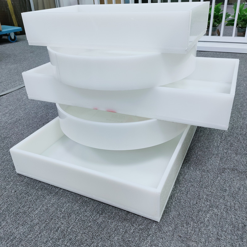 Customize square and round HDPE molds in any size.