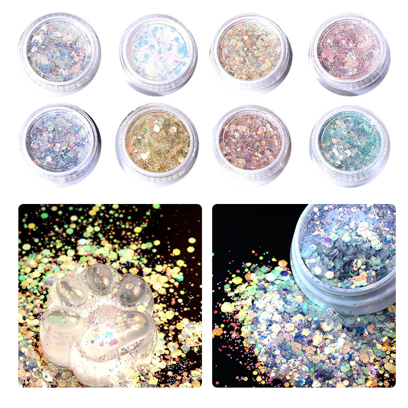 diy Epoxy Jewelry Girl Mermaid Ji Glitter Powder Epoxy Mould Handmade Finished Material