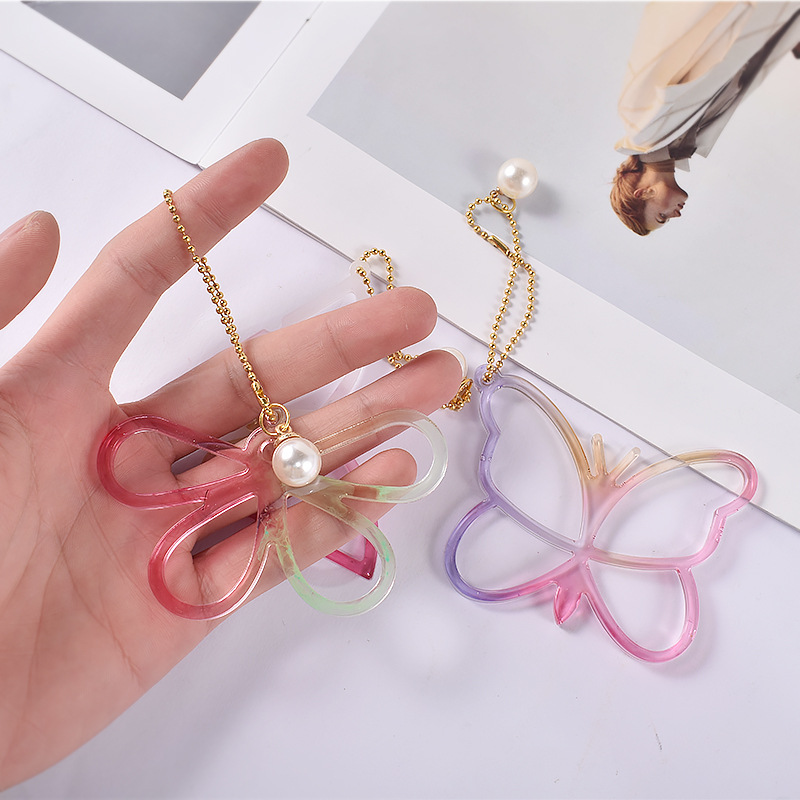 DIY Drip Rubber Punk Wind Meteor Earrings Pendant Grinding Hollow Butterfly Keychain Pendant Silicone Mold